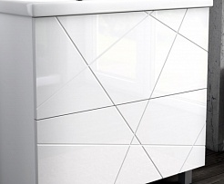 Vigo Мебель для ванной Geometry 2-700 белая – фотография-18